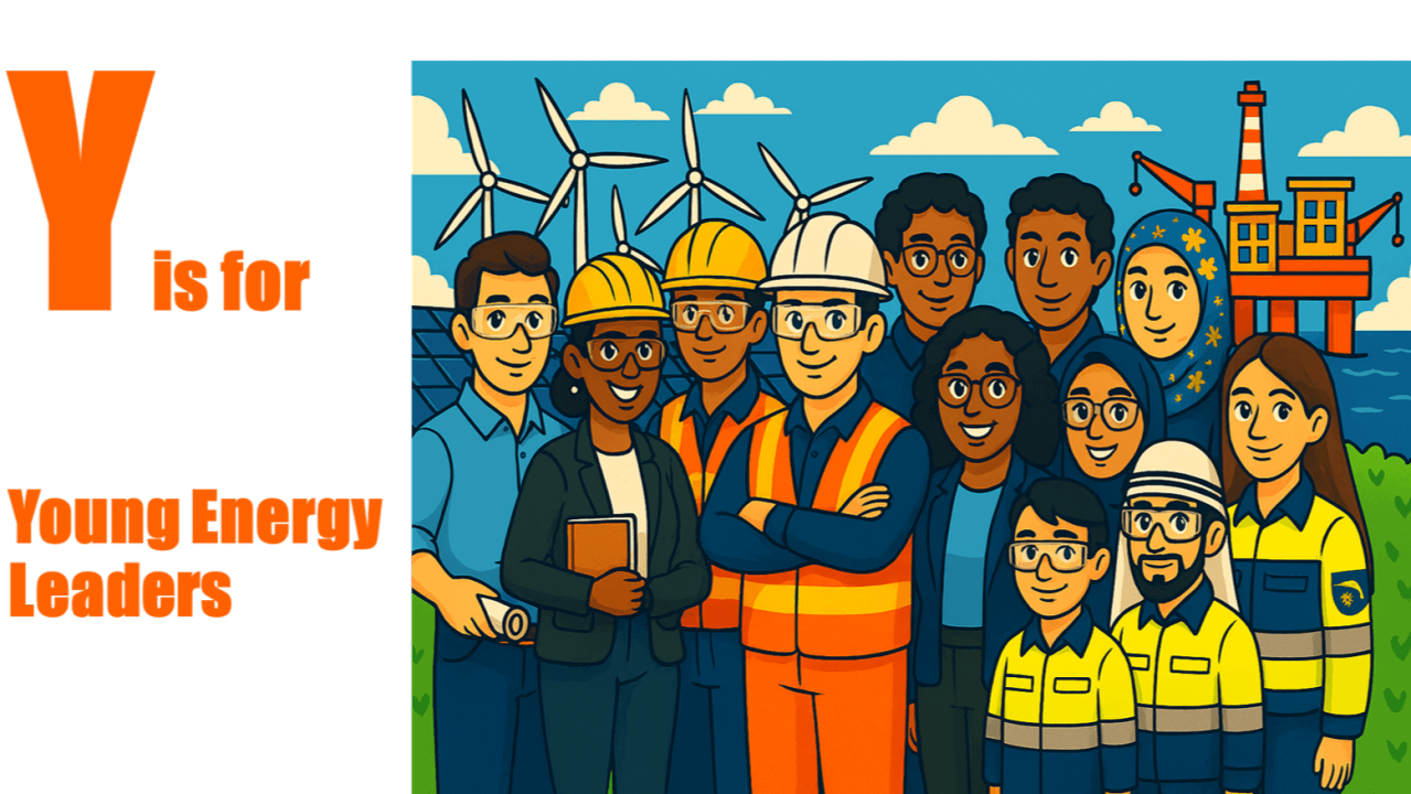 Image of a group of young energy workers